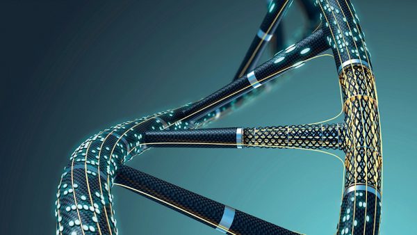 technical image of dna strand